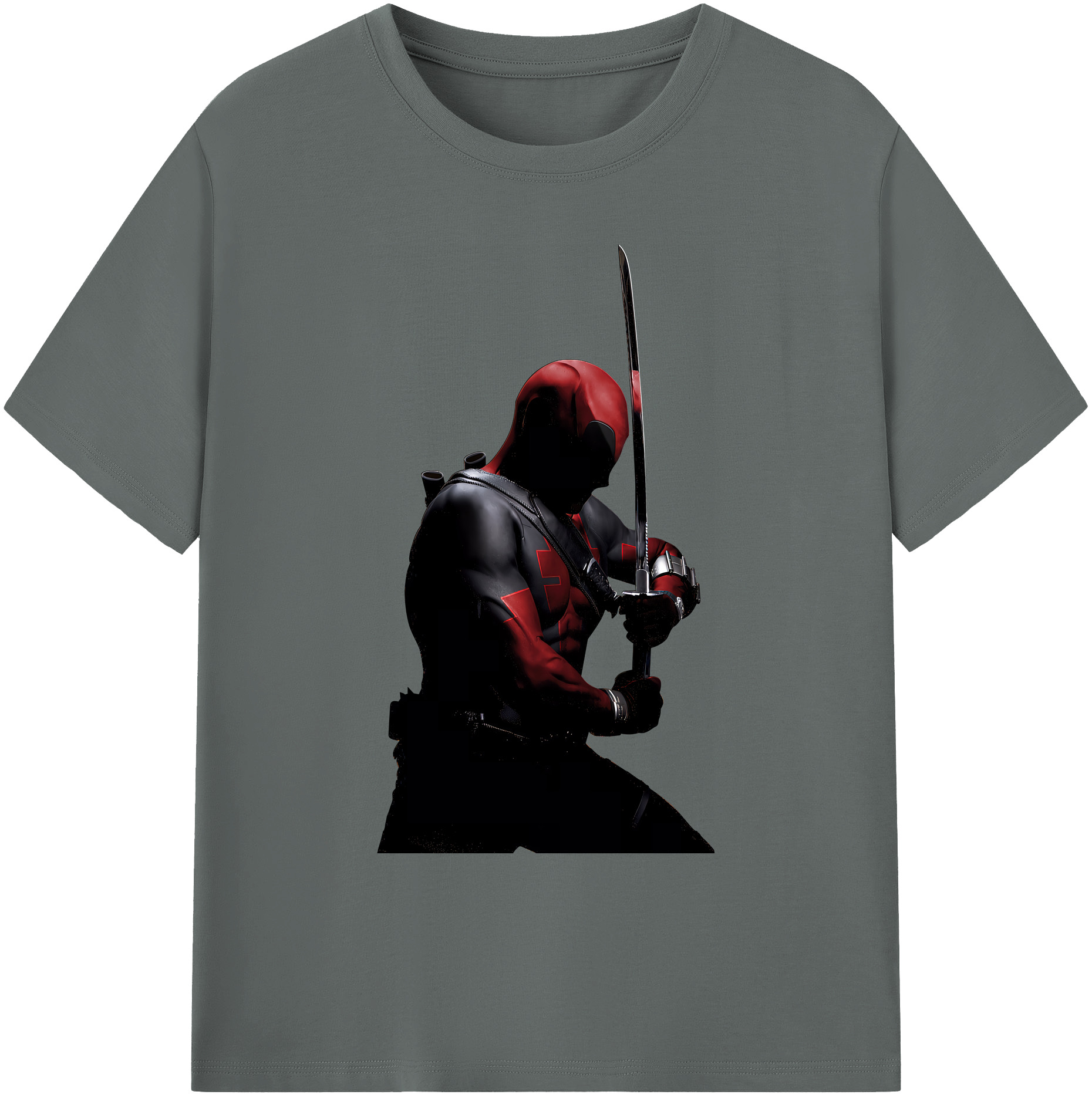 （画像用） Deadpool デッドプール 綿100％ メンズ半袖Tシャツ｜肌触りやわらか＆通気性